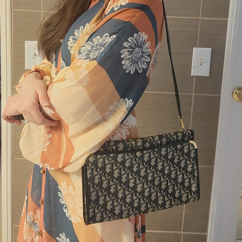 Christian Dior vintage trotter shoulder bag.